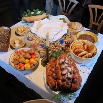 Kouřimský skanzen o Vánocích