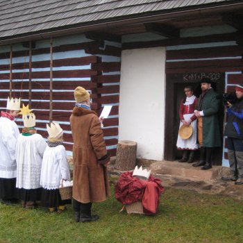 Kouřimský skanzen o Vánocích