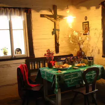 Kouřimský skanzen o Vánocích