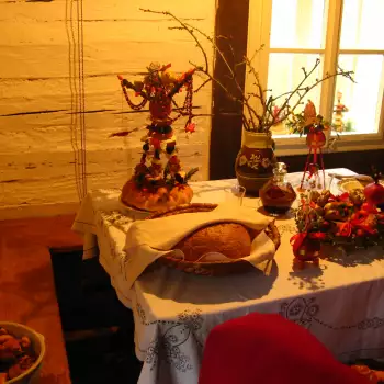 Kouřimský skanzen o Vánocích