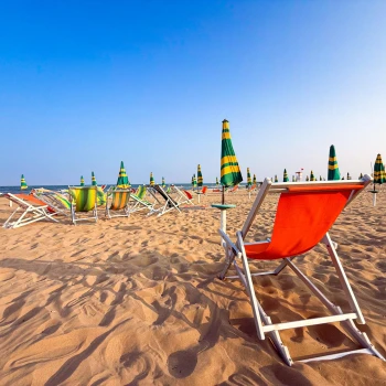 Lignano Sabbiadoro – moře a bazén s tobogány
