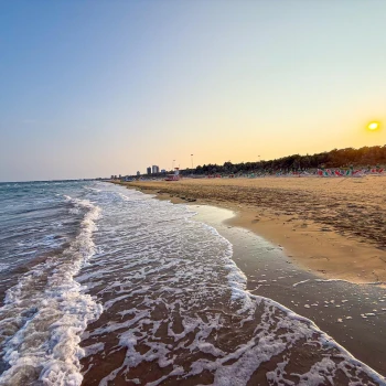 Lignano Sabbiadoro – moře a bazén s tobogány