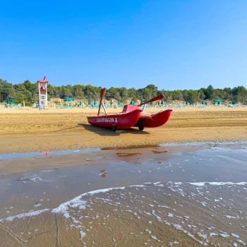 Lignano Sabbiadoro – moře a bazén s tobogány