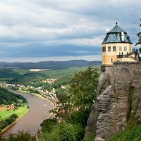 Hrad Königstein a park miniatur