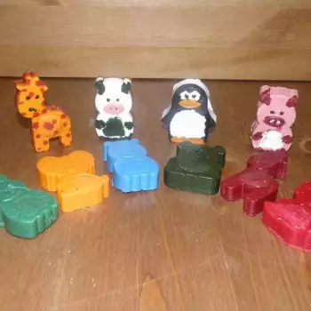 Výroba voskových pastelek