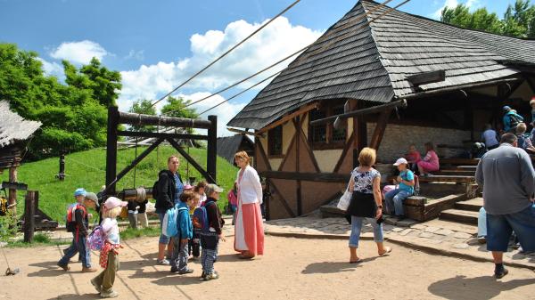 Středověká vesnice Botanicus
