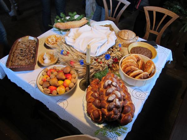 Kouřimský skanzen o Vánocích