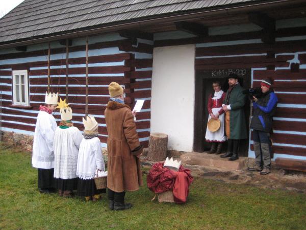 Kouřimský skanzen o Vánocích
