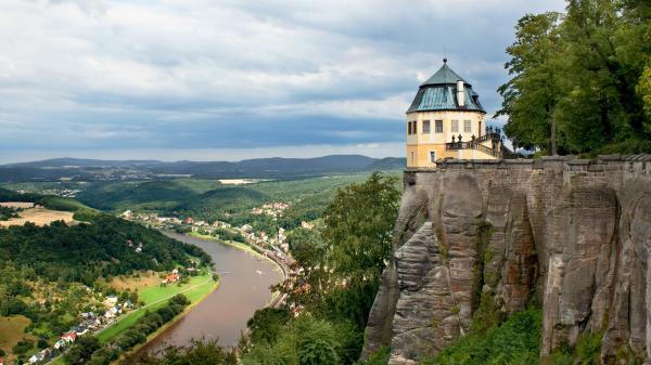 Hrad Königstein a park miniatur