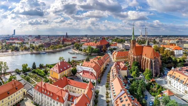 Wroclaw a Centrum vody Hydropolis