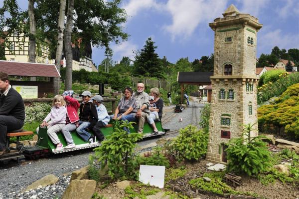 Hrad Königstein a park miniatur