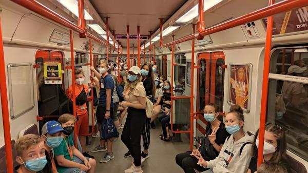 Tábor v Praze pro děti z Moravy 2021