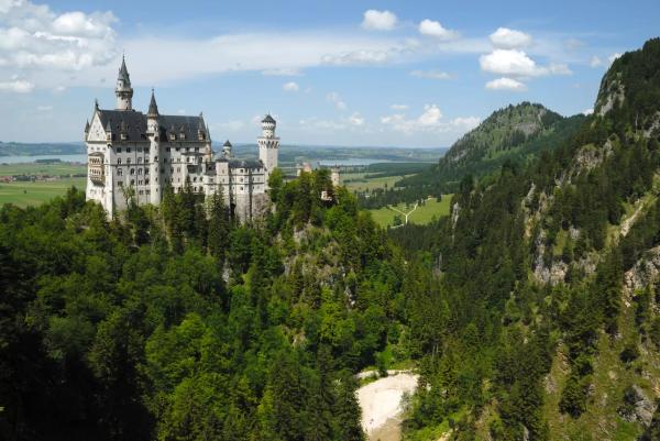 Bodamské jezero a zámek Neuschwanstein