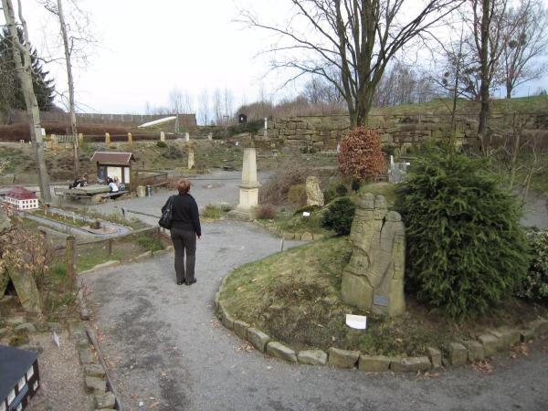Hrad Königstein a park miniatur