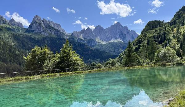 Itálie, Dolomity – hory, bazén a sportoviště
