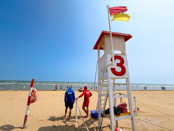 Lignano Sabbiadoro – moře a bazén s tobogány