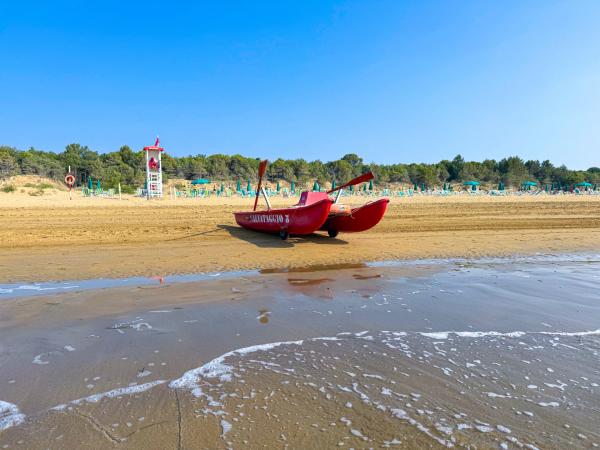 Lignano Sabbiadoro – moře a bazén s tobogány