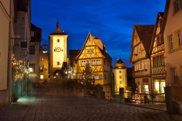 Adventní Rothenburg a Muzeum Vánoc