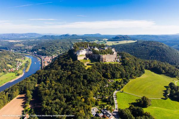 Hrad Königstein a park miniatur