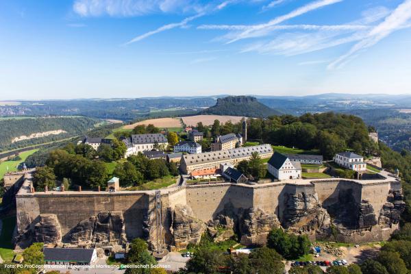 Hrad Königstein a park miniatur