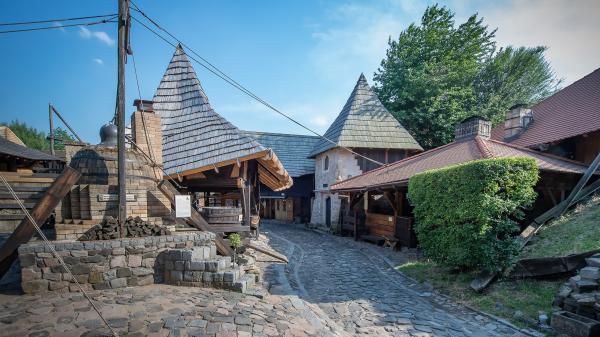 Středověká vesnice Botanicus